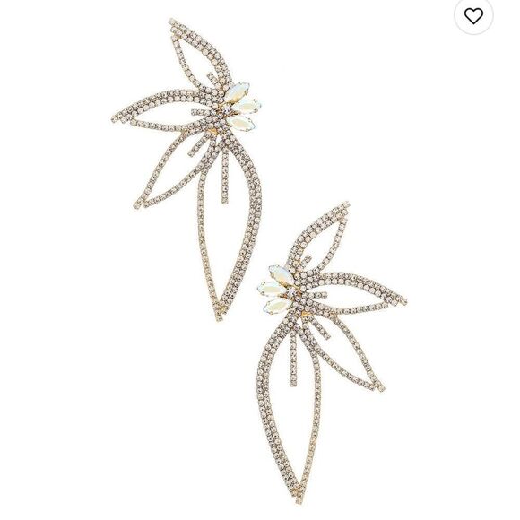 REVOLVE Jewelry - diamond flower earrings #185
